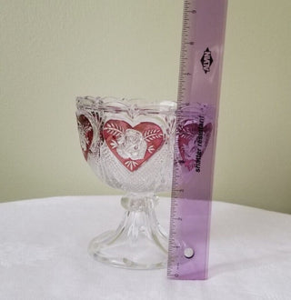 Vtg. candy dish, Hofbauer Bleikristall or Royal Shell-RSV