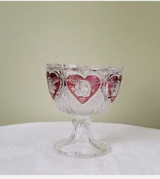Vtg. candy dish, Hofbauer Bleikristall or Royal Shell-RSV