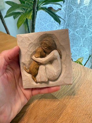 Willow Tree Friend Dog Plaque|55002