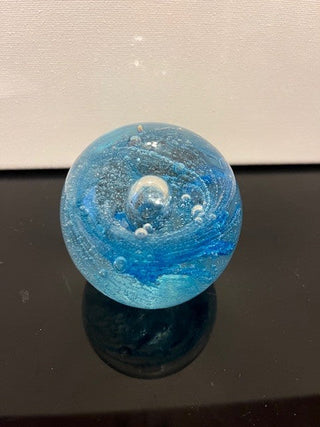 #1277 Blue Swirl Paperweight