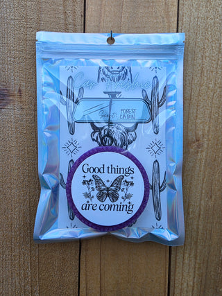 Car Freshie-  Good things are coming