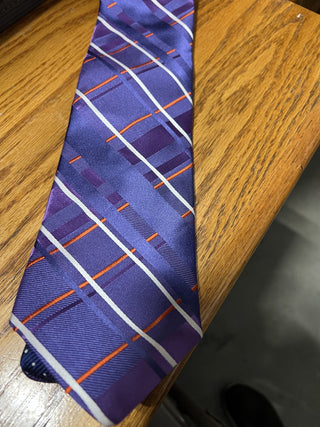 Purple Silk Tie Hilfiger MTS
