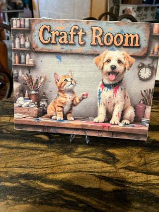 Craft Room 8x 10 Canvas. RSV
