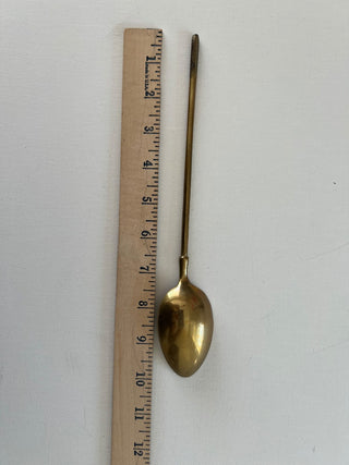 Vintage brass serving spoon RSV|77916