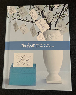 SET OF 4 "THE KNOT" SMALL WEDDING BOOKS (EXCELLENT CONDITION KJS) RCD