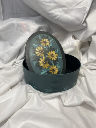 Painted Flower Oval Box|53567