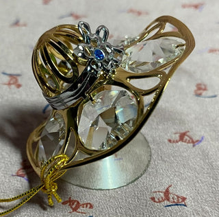 24k Gold Plate Crystal Hat w/Suction Cup|57018