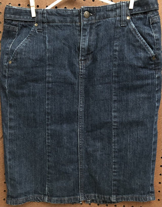Dark Blue Jeans Skirt Size 4 MTS
