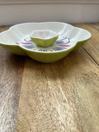 MCM Style Chip & Dip Bowl MTS