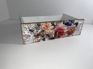 Floral decoupage box RSV