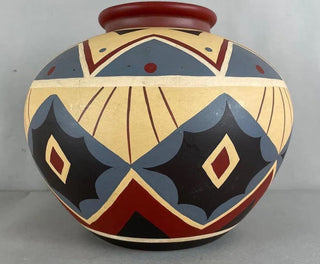 1987 Navajo Native American Painted Pottery #62 VV MTS
