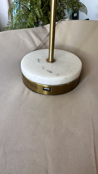 Brass and Stone Table Lamp (LZD - RSV)|81354