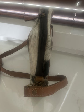 Vtg. Lather Crossbody Purse-RSV|94484