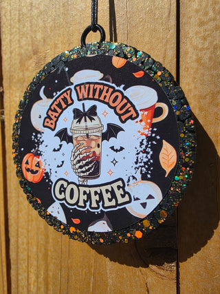 Car Freshie - Batty Without Coffee