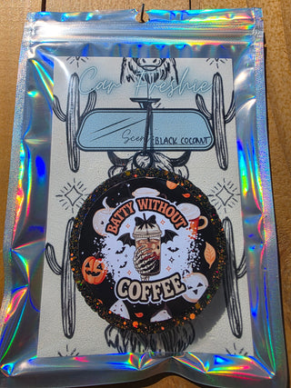 Car Freshie - Batty Without Coffee
