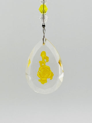 Handmade Yellow Rose Suncatcher|76372