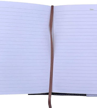 Leather Dark Blue Diary, Journal w Lock, 220 Pages -RSV|121292