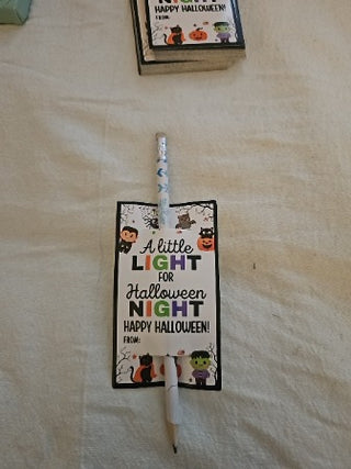 Halloween Pencil or Pen Card