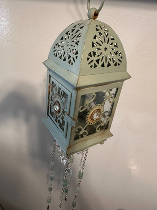 Suncatcher Lantern Green Glass Windows  MTS|134095