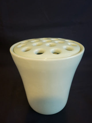 Southern Living At Home- Sage Green Vase w/Frog Lid RCD