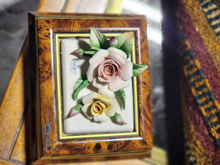 Capodimonte Covered Box Floral RSV|62933