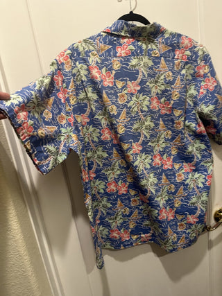 XL Hilo Hattie Hawaiian Short Sleeve Shirt #47 VV MTS VV|98254