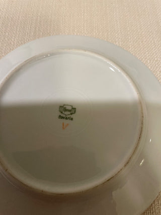 Trinket dish Thomas Pattern # 3662 Bavaria  Flowers RSV