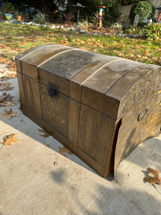 Chest Wood Tin Large MTS