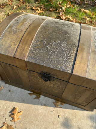 Chest Wood Tin Large MTS