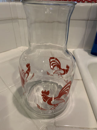 Jd-Vtg pressed Rooster decanter