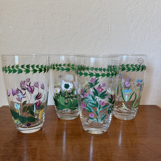 Set of 4 Portmeirion Botanic Garden Highball Glasses MTS|103018