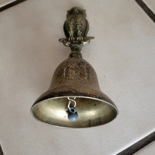 Vintage Brass Owl Bell Riffraff Works RSV|115967