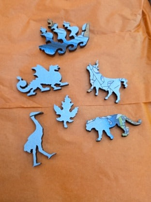 RF Liberty Wooden Puzzle * Tenjin Shrine at Kameido