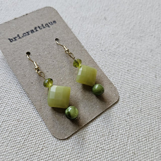bri.craftique - Whimsical Green Drop Earrings (BRI) - MTS|129367