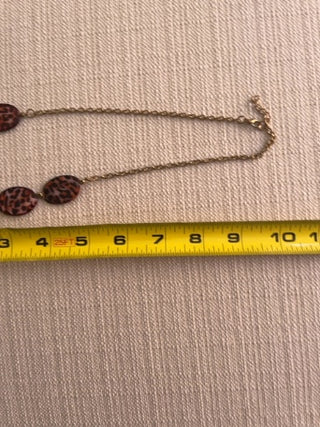 Vintage  Faux Tortoise Shell necklace