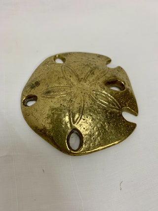 Vintage Brass Sand-dollar Paper Weight (RSV)|88145