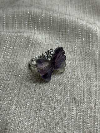 Fluorite Butterfly Ring|52548