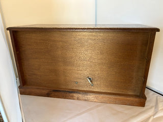 Vintage Mid-Century Wooden Music Jewelry Box RSV|105877