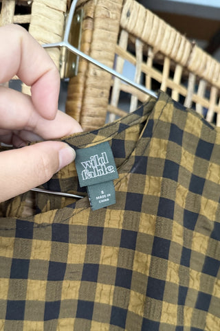 Wild Fable Dress (gingham) Size S (LZD - RSV)|115724