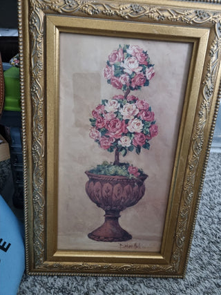 Vintage Flower Wall Art