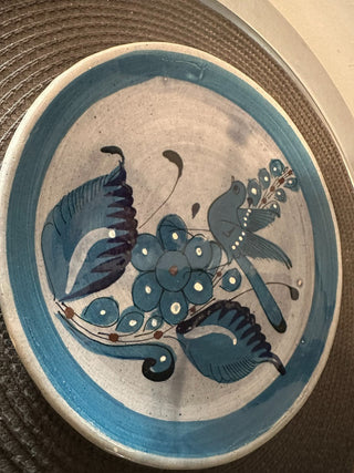 Tonala Blue Bird 9" Plate ONE EACH MTS
