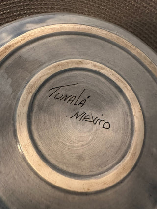 Tonala Blue Bird 9" Plate ONE EACH MTS