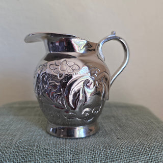 NEW - Silver Embossed Mini Pitcher