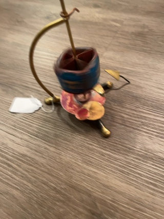 GARY ROSENTHAL JUDAICA  DREIDEL METAL AND GLASS ENAMEL SCULPTURE  RSV