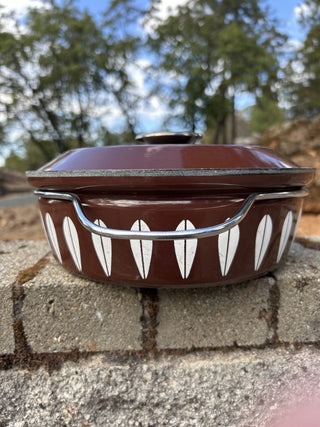 #2 Cathrineholm of Norway Enamel Dutch Oven Lotus Brown GCC RSV