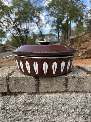 #2 Cathrineholm of Norway Enamel Dutch Oven Lotus Brown GCC RSV
