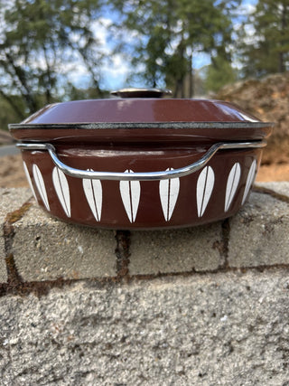 #2 Cathrineholm of Norway Enamel Dutch Oven Lotus Brown GCC RSV