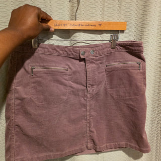 NEW - Women's - Purple Corduroy Miniskirt (14)