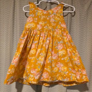 SALE - Girl's - Yellow Floral Dress (18M)