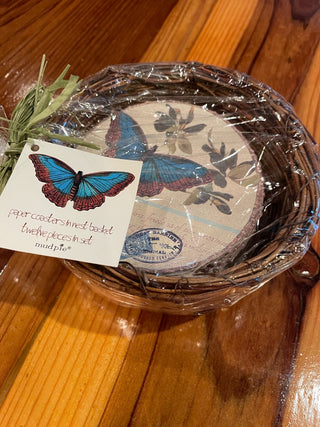Mud Pie Butterfly Coasters (set 12) ~MTS|102378